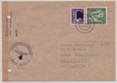 KZ- Post, Brief vom KZ- Groß- Rosen nach Chemnitz, mit Zensur
