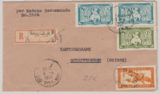 Indo China, 1951, nette MiF auf Lupo- E. Brief von Saigon in die Schweiz