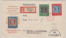 Nrn.: 113- 15, in MiF auf Einschreiben- Satz- Fernbrief, von München nach Berlin