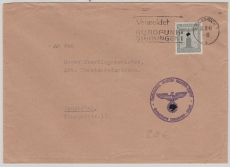 D 151 als EF als (Parteidienstbrief) Ortsbrief innerhalb Osnabrücks.