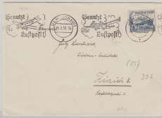 DR 658, EF auf Auslandsbrief von Ulm nach Zürcich (CH)