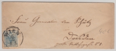 Österreich, ca. 1850, 9 Kreuzer EF auf Brief von Wien nach Drobdau (?)