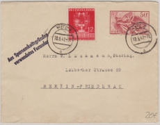 DR, 1942, 770 als EF auf Franz- GS- Umschlag, verwendet als Formular von Metz nach Berlin