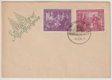 DDR, 1950, Mi.- Nr.: 248- 249, auf FDC, nicht gelaufen
