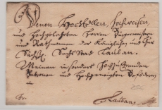 Preussen, ca. 1798, Brief mit 6- Zeiligem Adresse nach Lauban