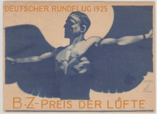 Weimar, 1925, Mi.- Nr. 345 als EF auf Postkarte zum BZ- Preis der Lüfte, 1925, von Berlin nach Liegnitz, Hochdekorativ!