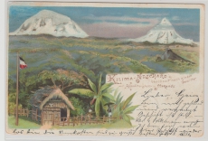 DOA, 1899, Stempel Dar-Es-Salaam, Mi.- Nr.: 7 als EF auf guter Postkarte nach Cuxhaven und zurück! Rückläufer!