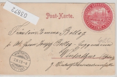 Togo, 1899, Bildpostkarte als / Per Missionspost von Lome nach Winterthur (CH)