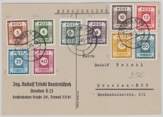 42- 50, zusammen auf Satzkarte innerhalb Dresdens