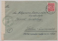 SBZ, Mi.- Nr.: 71 XD (Postmeistertrennung!) als EF auf Fernbrief von Piesteritz nach Berlin, tiefgeprüft Dr. Jasch BPP!