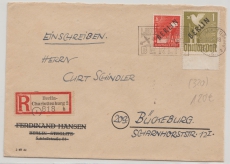 Berlin, 1948, Mi.- Nr.: 3 + 17 als MiF auf Einschreiben- Fernbrief von Berlin nach Bückeburg! Nette Portostufe und MiF!