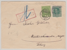 Österreich, X. 1918 (!), 25 H. MiF auf Auslandsbrief von Wien nach Meisterschwanden (CH), mit Zensur, Spähtdatum!!!