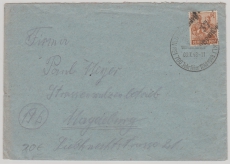 37 Neubrandenburg, 174 VIII, als EF auf Fernbrief nach Magdeburg