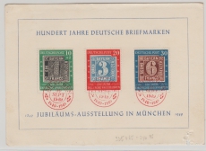 BRD, 1949, Mi.- Nr.: 113- 15 auf FDC- Karte, nicht gelaufen