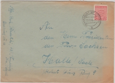 SBZ, 1945,  Mi.- Nr.: 71 XA als EF auf Fernbrief von Annaburg nach Halle, gepr. Dr. Jasch BPP
