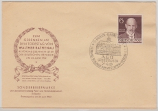 Berlin, 1953, Mi.- Nr.: 93 auf FDC, nicht gelaufen