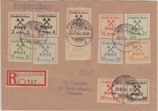 Großräschen 31- 42, auf Einschreiben- Satzbrief