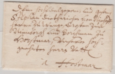 Preußen, 1664, früher Botenbrief von Steinfurt nach Horstmar, selten!