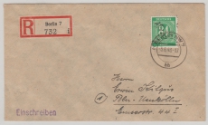 SBZ, Handstempel, 1948, Bez. 3, Berlin, Mi.- Nr.: I x I, als EF auf E.- Ortsbrief Innerhalb von Berlin, geprüft Dr. Kalb BPP1