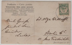 Kamerun, ca. 1903, Mi.- Nr.: 8, als EF auf Fotopostkarte von OSSIDINGE nach Berlin