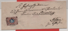 Russland, Zarenreich, ca. 1880, 10 Kop. EF auf Fernbrief von Goldingen nach Mitau