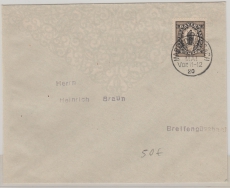 Nr.: 191, als EF auf Fernbrief von Maroldsweisach nach Breitengüssbach