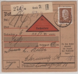 Nr.: 420, als EF verwendet auf NN- Paketkarte von Greiz nach Chemnitz