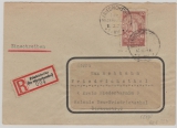Nr.: 354 als EF auf Einschreiben- Ortsbrief innerhalb Friedrichsthal