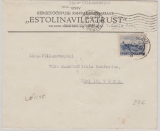 Estland Nr: 6 als EF auf Brief von Tallinn nach Vöru