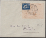 576- 579, je als EF auf 3 Briefen und 1 Karte, je mit Blockrand und OSTROPA- Stempel Königsberg v. 23.6.35 = FDC!