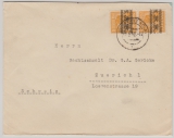 45 I (2x) als MeF auf Auslandsbrief in die Schweiz