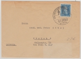 Nr.: 147 als EF auf Auslandsbrief von Neustadt nach Zürich (CH)