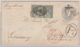 Curacao, 1891 , nette MiF auf GS- E. Brief nach Leipzig