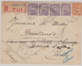 Indochina, 1929, netter MiF E.- Brief von Lang- Son nach Paris