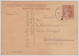 Dt. Feldpost, auf Polnischer 15 Grozy- GS, als Formblatt, nach Berlin, vom 10.9.1939
