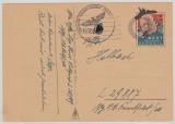 Churchill- Spott- Feldpostkarte, gelaufen Front- Front