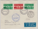 Schweiz, 40 Rp. MiF, 1938, als Flugpost- Fernbrief von Aarau via Bellizona nach Herisau