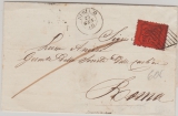 Italien, Vorläuferstaaten, Kirchenstaat, 1870, 10 Cent EF auf Brief von Surico (?) nach Rom
