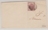 Spanien, ca. 1854, 4 Cs. als EF auf Briefstück