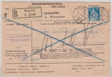 Schweiz, 1923, 40 Rp. EF auf Einzugsmandat von Wädenswiel nach Davos!