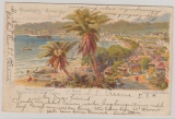 Grenada, 1909, 1 Penny EF auf schöner Postkarte nach Gelnhausen (D), von einer Kreuzfahrt (S.S. Oceana)