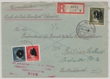 Durch Deutsche DP / Dt. Bes. Ukraine, 1943, 30 Pfg. AH u.a. als MiF auf Einschreiben von Kiew nach Berlin, sehr selten!