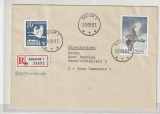 Schweden, 1983, 50 Kr. u.a. in MiF auf Einschreiben- Auslandsbrief von Kalmar nach Hannover! Seltene und  hohe Frankatur!