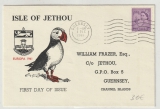 GB, 1961, Guernsey / Isle of Jethou/ FDC / Lokalausgaben- Satz mit Europa- Ausgabe rs.