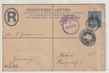 GB, 1900, 4,5 d. MiF auf Einschreiben- Auslandsbrief von Ostwithiel nach Stettin