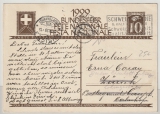 Schweiz, 1929, Bundesfeier- GS zu 10 Rp., gelaufen von Zürich nach Berlin, nettes Motiv auf der Bildseite!!!