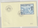 Schweiz, 2000, 5 Fr. Seidenmarke auf FDC, nicht gelaufen