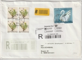 Österreich, 2004, 3,75 € Svarovsky- Block- Marke, u.a., als MiF auf Auslands- Einschreiben, von Graz nach Schwerin (D)