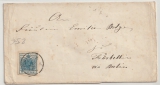 Österreich, ca. 1855, 9 Kr. in MiF auf Auslandsbrief von Südbahn... W nach Ferbelin bei Berlin (D.)
