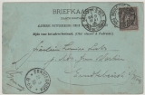 Frankreich, 1895, 10 Centimes EF auf Auslandskarte von Boulogne Sur Mer nach Erndtebrück (D.)